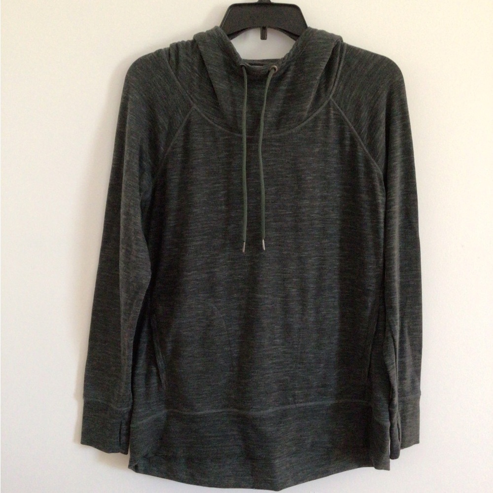 Athleta Charcoal Heathered Hoodie